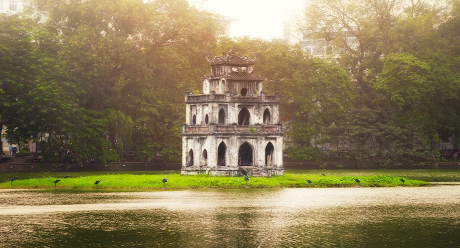 Lac Hoan Kiem à Hanoi