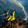 Panorama Ha Giang Sur Le Col De Ma Pi Leng, Vietnam
