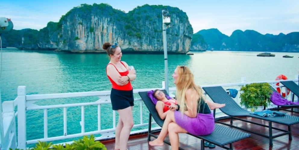 Moments de détente en croisière