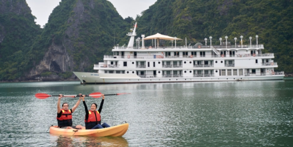 Faire du kayak 