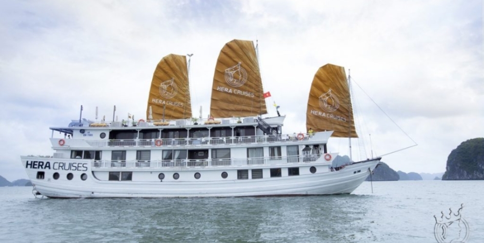 Jonque Hera Grand Luxury dans la baie d'Halong 