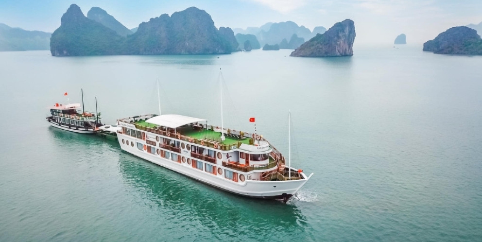 Croisière bateau Calypso dans la baie de Lan Ha