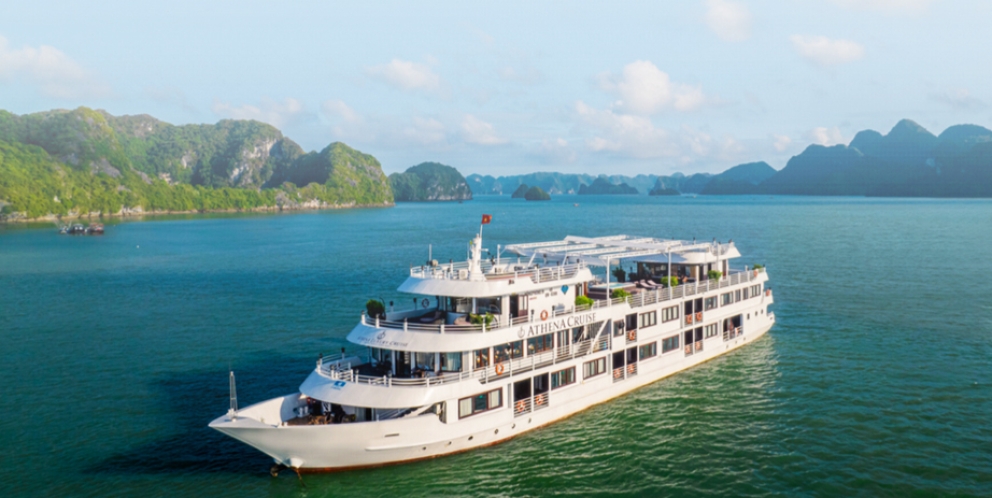 Croisière de luxe Athena dans la baie d'Halong