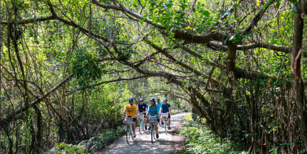 Faire du vélo au village de Viet Hai