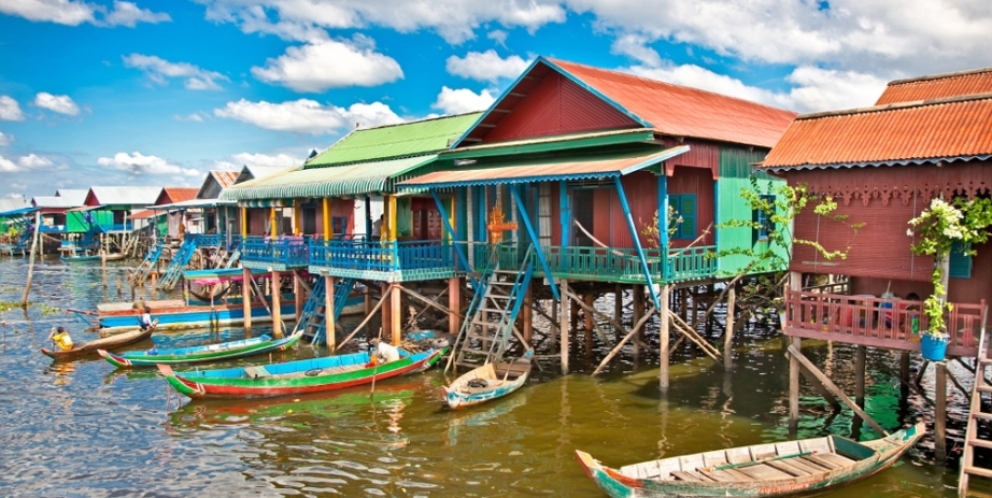 Le lac Tonlé Sap au Cambodge