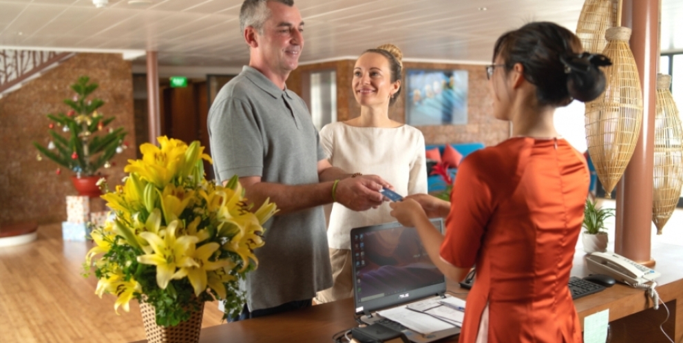 Bienvenue à la croisière Victoria sur le Mékong