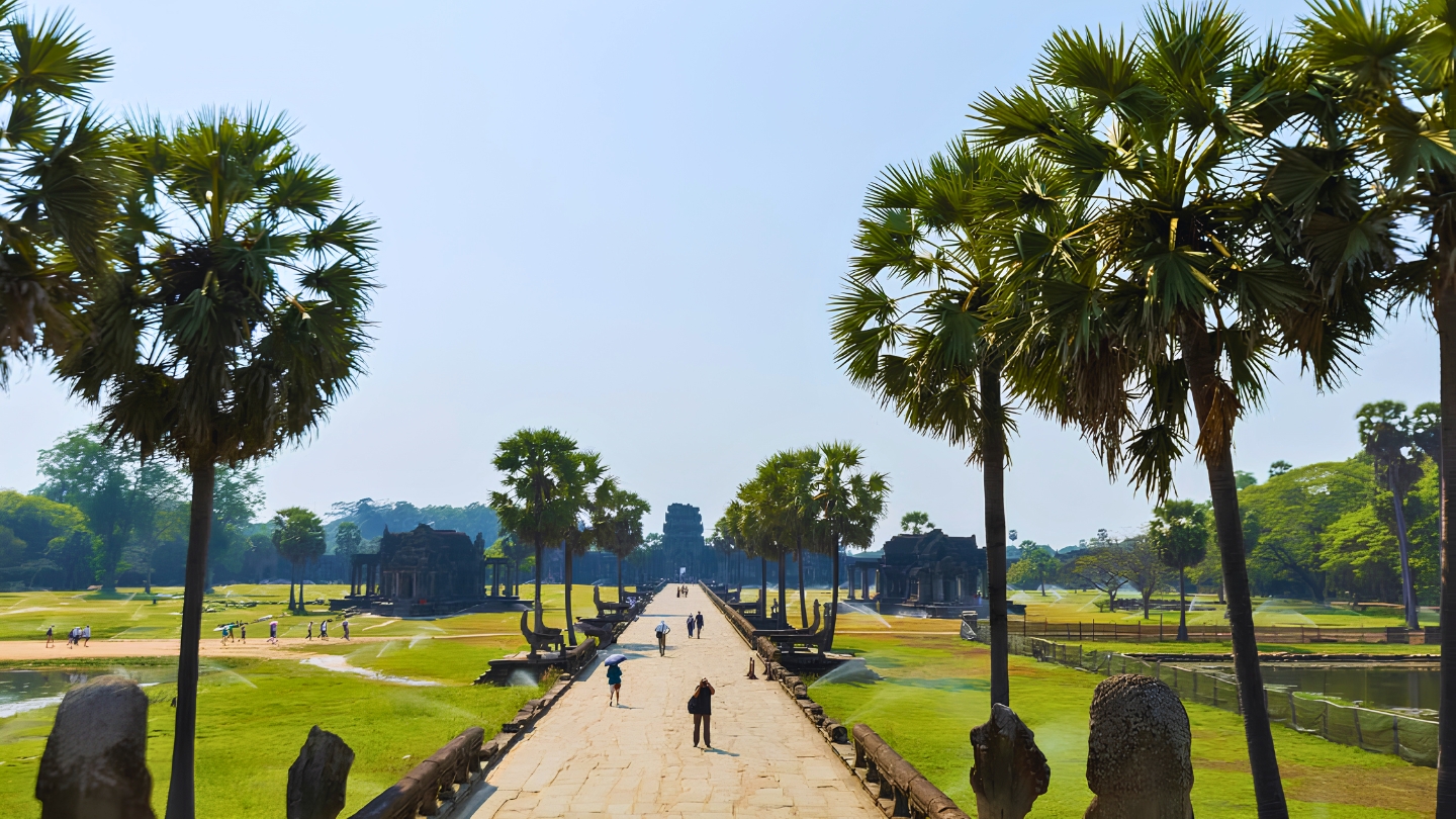 Les merveilles d'Angkor Wat sous les premières lueurs du jour