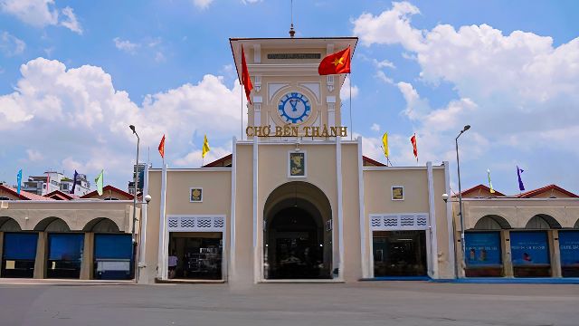 Mercato di Ben Thanh a Città di HCM