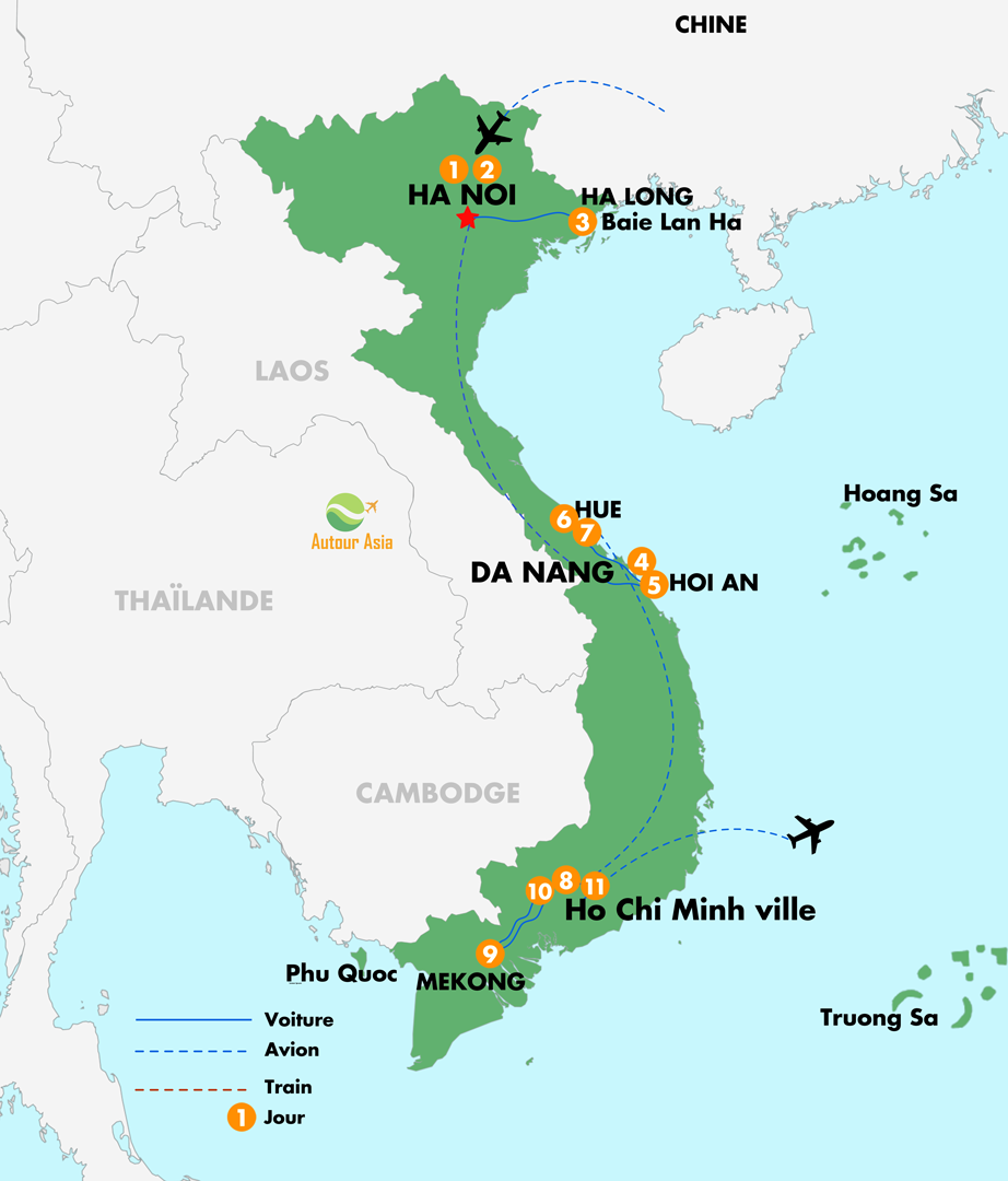 Trajet Vietnam local mystérieux 11 Jours 10 Nuits