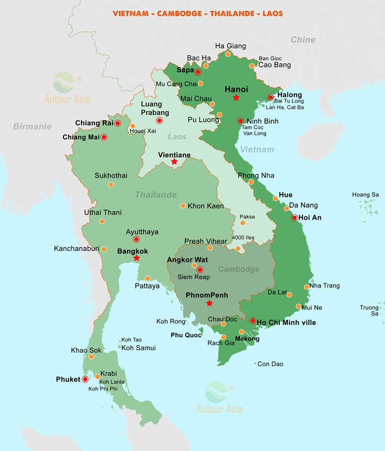 Aventure de deux semaines en Thaïlande Vietnam 14 Jours 13 Nuits