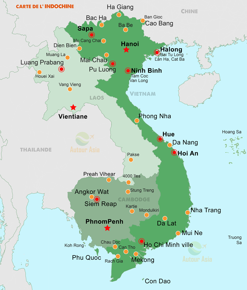 Séjour mémorable 2 semaines au Vietnam extension à Luang Prabang