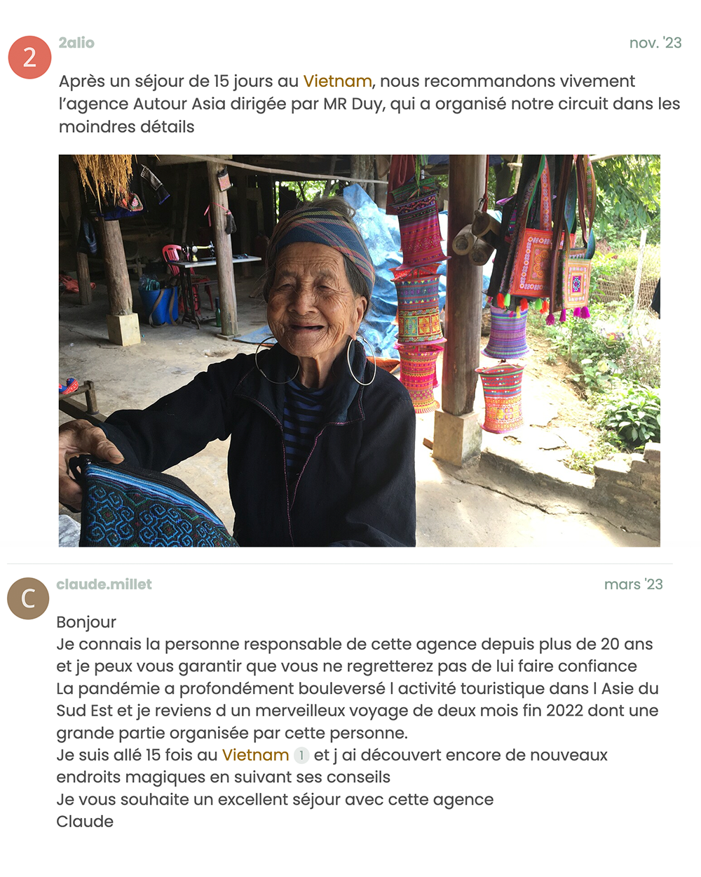 Retours d’expérience de nos clients sur Routard