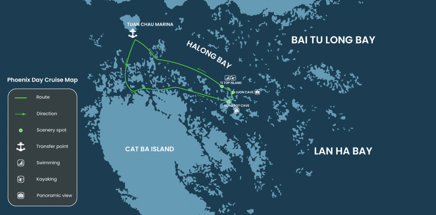 Croisière D'Une Journée Phoenix Dans La Baie D'Halong