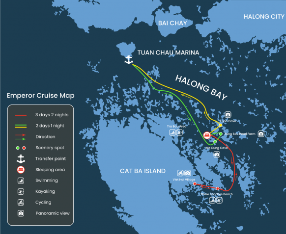 Croisière Jonque Emperor Legacy Dans La Baie De Lan Ha