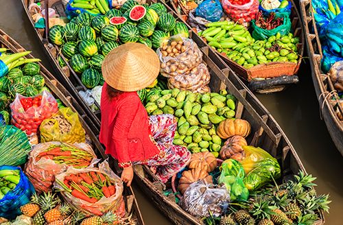 Cần Thơ – Marché Flottant De Cái Răng – Pagode Khmère Phù Ly – Saigon