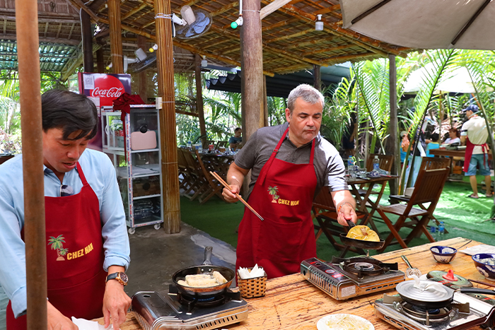 Cours de cuisine à Hoi An (une partie d'écotour)