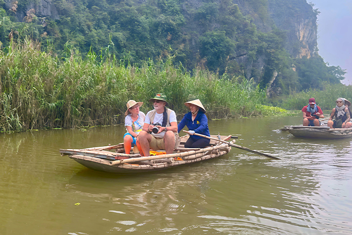Croisière en barque à Van Long (Ninh Binh)