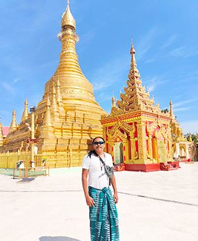 Visite authentique Pagode Birmanie