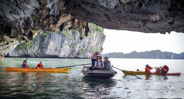 Excursion en bateau à rames