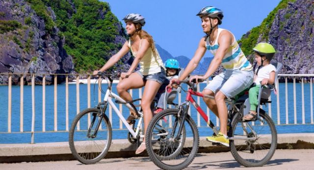 Faire du vélo au village de Viet Hai