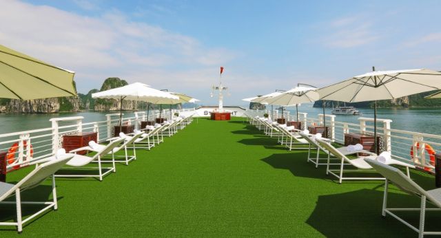 Terrasse ensoleillée