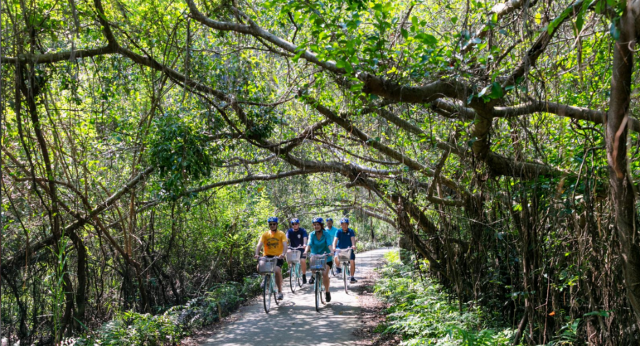 Faire du vélo au village de Viet Hai