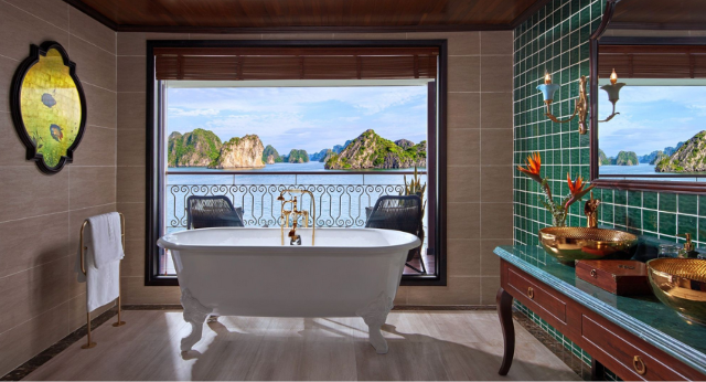Vue depuis la salle de bain