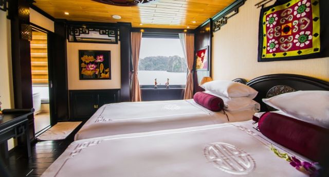 Chambre twin avec toutes les commodités