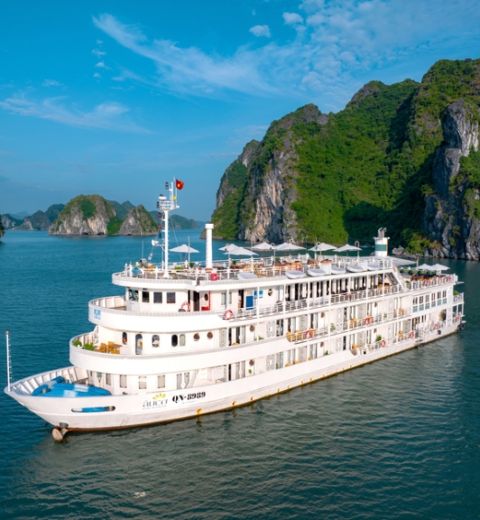 Croisière Bateau The Au Co Dans La Baie DHalong