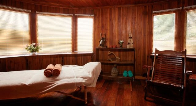 Espace du spa à bord