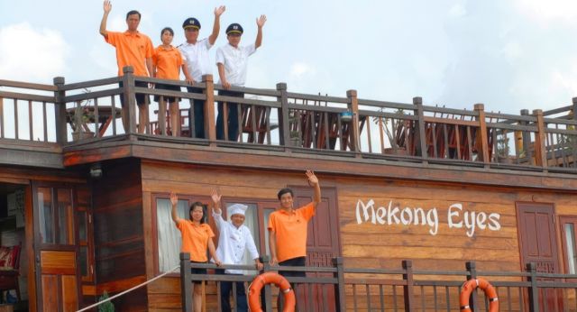 Bienvenue à la jonque Mekong Eyes Classic