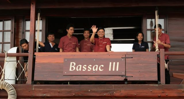 Accueil chaleureux du personnel de Bassac
