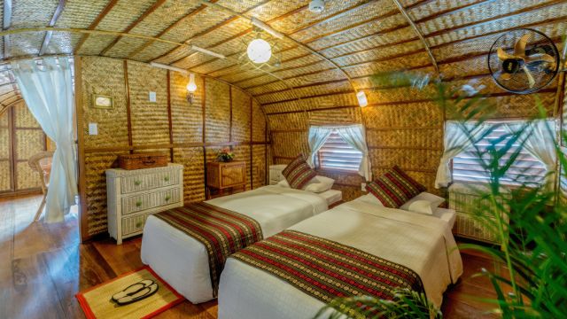 Cabine à 2 petits lits
