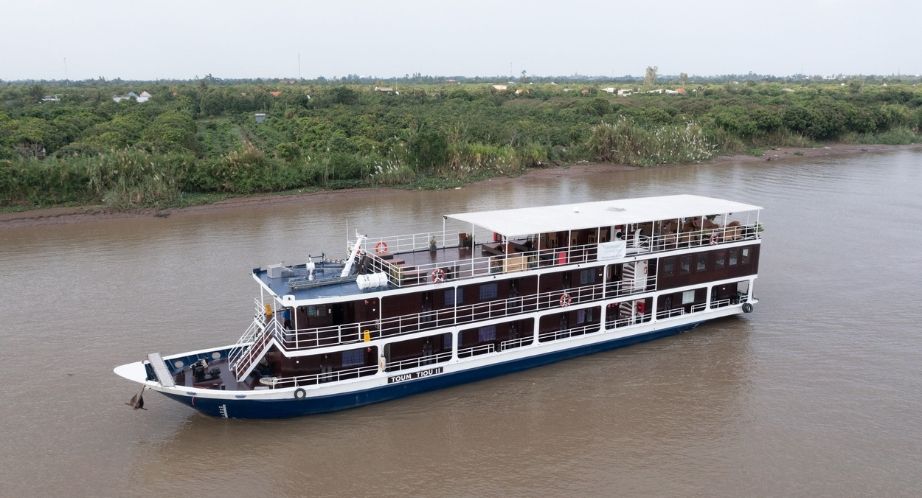 Croisière bateau Toum Tiou 2 sur le Mékong