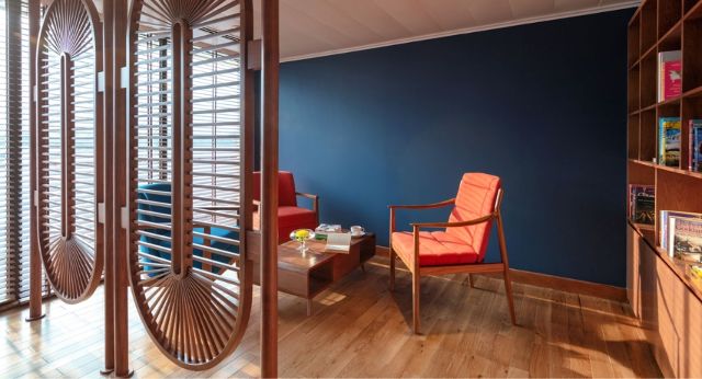 Espace bibliothèque pour touristes