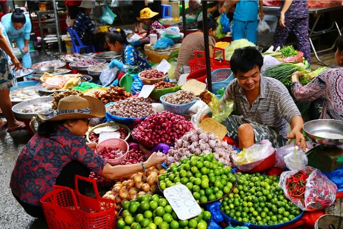 Visitez le marché aux légumes lors de votre excursion d'une journée