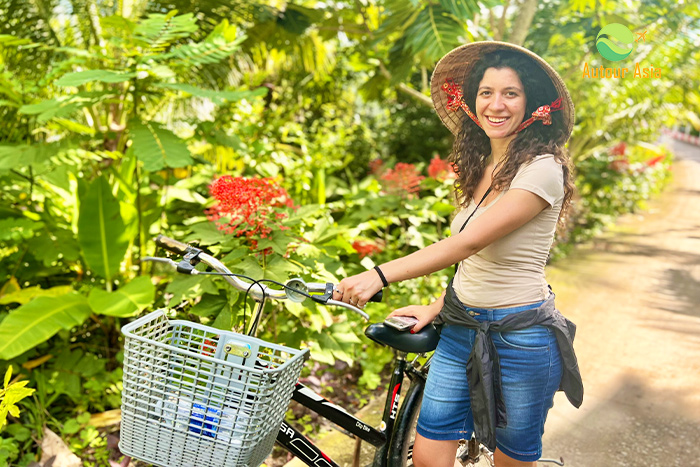 La balade à vélo à Ben Tre Mékong Vietnam