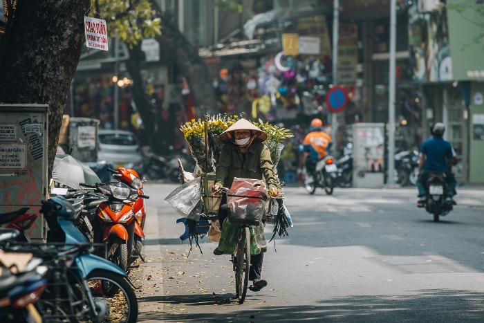 Un coin du vieux quartier de Hanoi