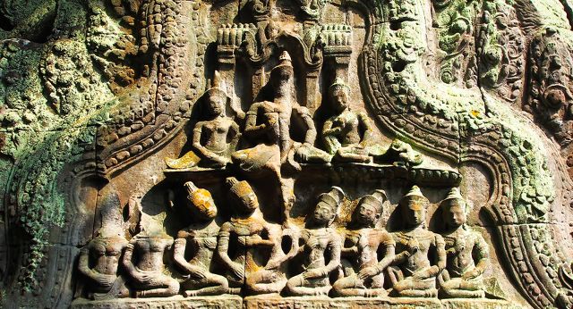 Ta Prohm temples, Cambodge