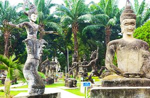 Vientiane - Visites De La Ville - Buddha Park (Pdéj / Déj)