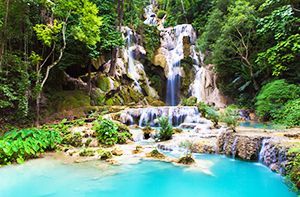 Luang Pra Bang - Cascade Khuang Si (Pdéj / Déj) 30 Km - 40 En Voiture