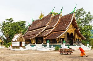 LUANG PRABANG – TOUR DE VILLE (Pdéj) GUIDE + CHAUFFEUR