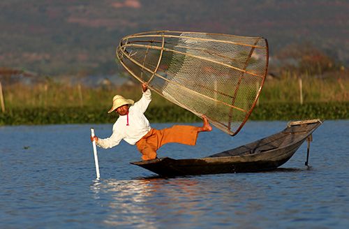 Yangon - Heho - Lac Inlé (Pd)