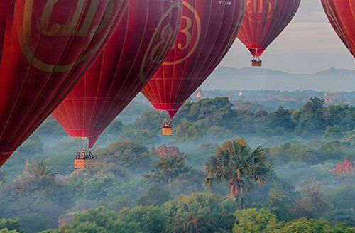 Montgolfière Au-dessus De Bagan - Forfait Classique 45 Minutes