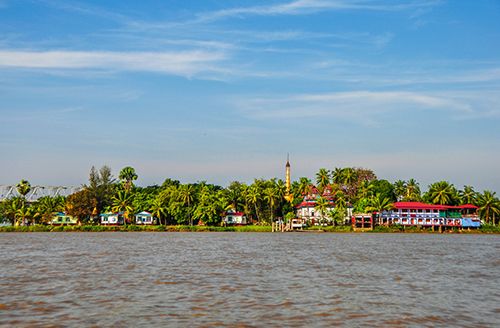 Yangon – Thanlyin (Syriam) - Yangon (Pd ; Déj)