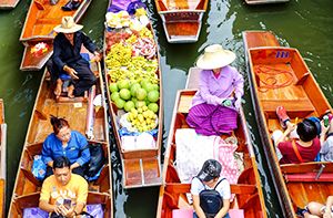 Bangkok - Marché Flottant De Damnoen Sudak - Kanchanaburi (Pd)