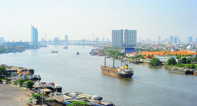 Rivière Chao Phraya - Bangkok