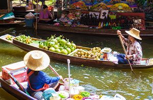 Bangkok - Marché Ferroviaire De Maeklong - Marché Flottant - Kanchanaburi (Pd)
