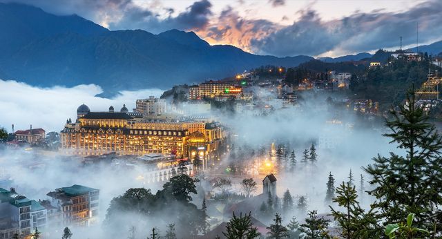 Sapa est engloutie dans la brume