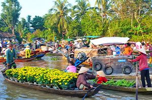 Marché Flottant Cai Be - Ho Chi Minh Ville (Pd ; Dj)